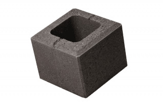 petra-pavaje-gard-simplu-robusto-20x20x16-negru