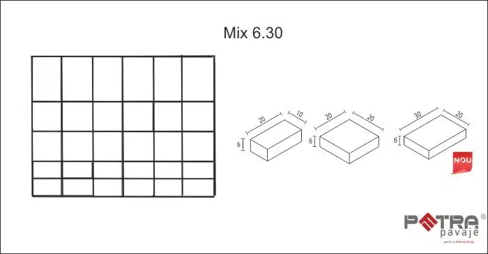 Mix petra Pavaje 6,3 model montaj si schite piese componente 