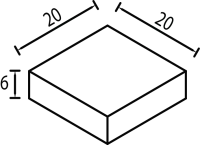schita produs 20x20x6
