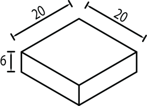 schita produs 20x20x6