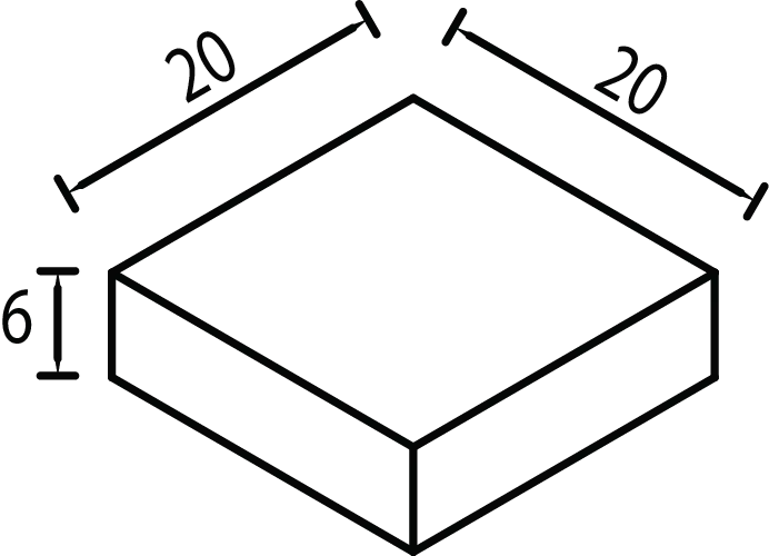 schita produs 20x20x6