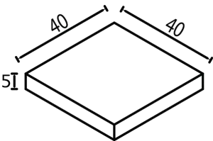 schita pavaj 40x40x5 petra pavaje