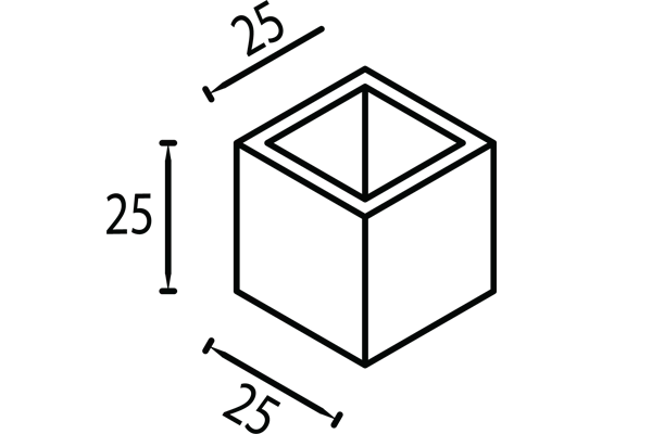 schita boltar stalp 25x25x25 petra pavaje