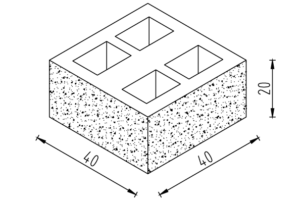 schita element gard baroc dublu 40x40x20 petra pavaje